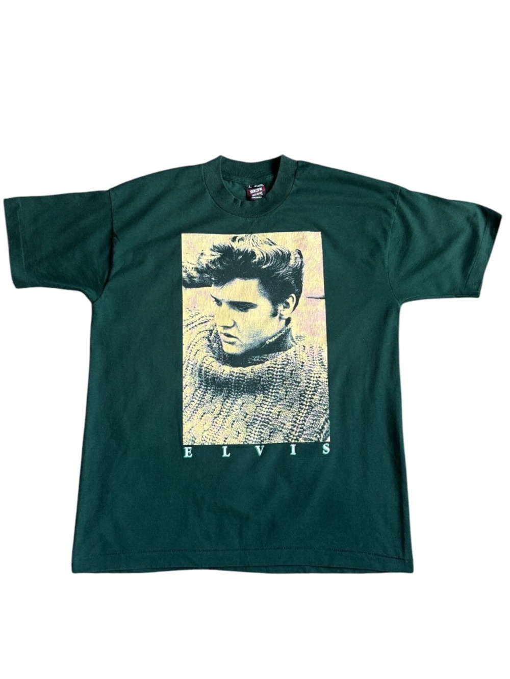 Vintage 90s Elvis Presley 1994 Forest Green T-shirt / Made In USA